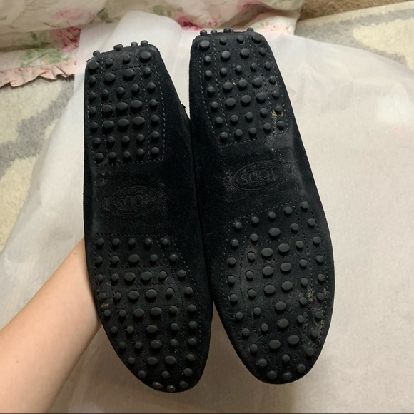 Tod's GOMMINO DRIVING SHOES black suede 38 - Picture 8 of 8